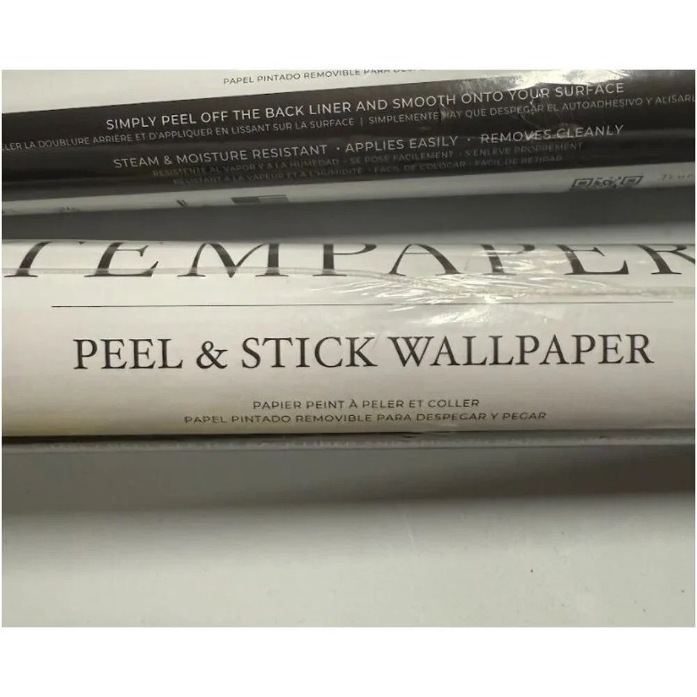 Tempaper Geo Composition Peel & Stick Wallpaper Neutral Abstract Design 3Pk